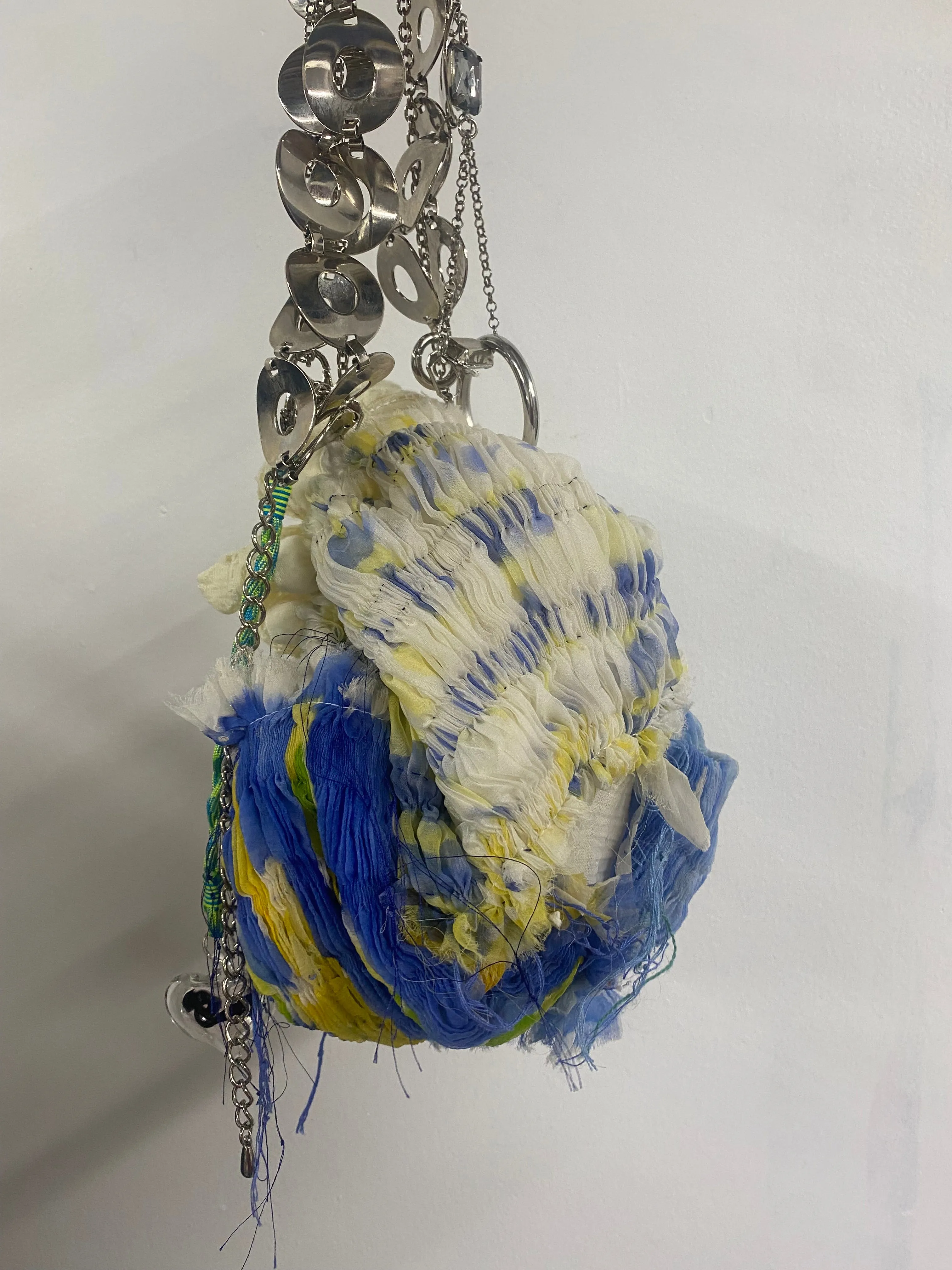 Wavy Blues Lovers’ Bucket Bag