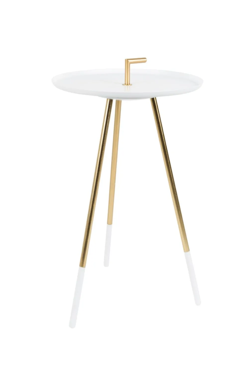 White Tripod End Table | DF Rumbi