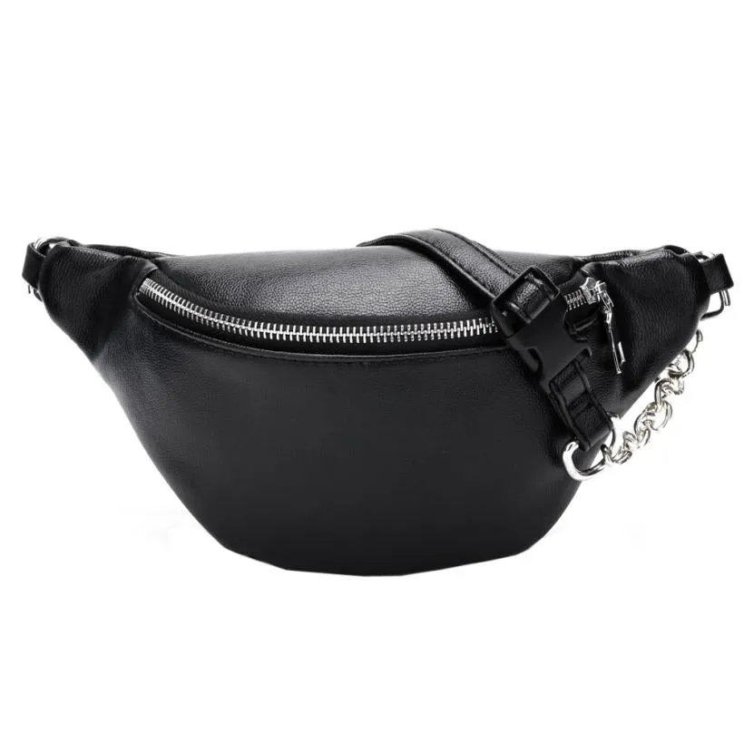 Women's Summer PU Leather Messenger Crossbody Bag | Women's Waist Pack