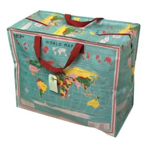 World Map Jumbo Storage Bag