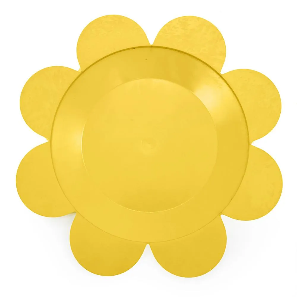 Yellow Flower Plates